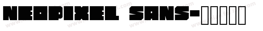 NEOPIXEL sans字体转换